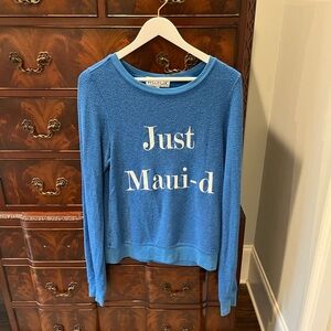 Wild fox Sweater size extra small “Just Maui’d”